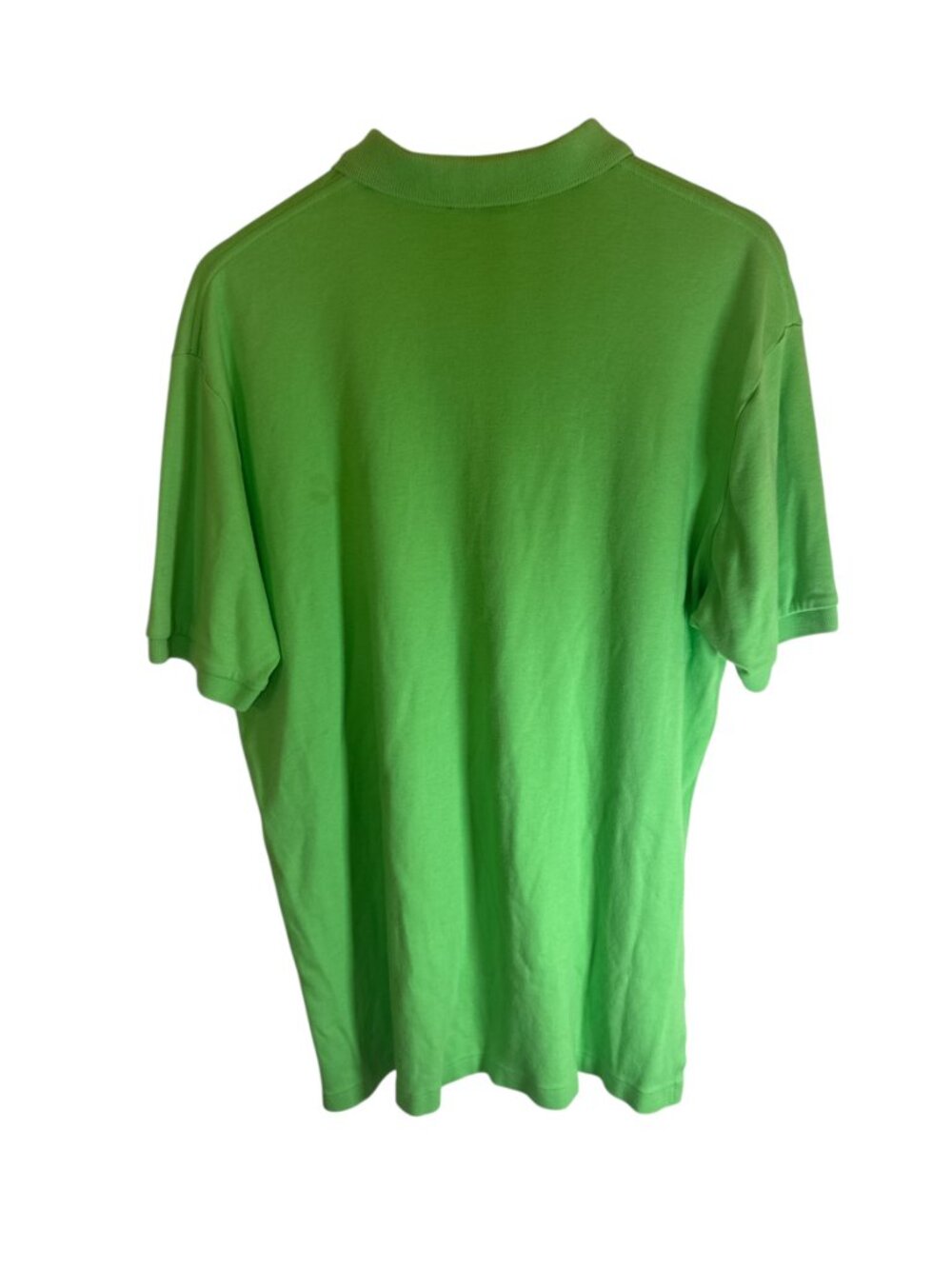 Polo Ralph Lauren Polo Shirt Mens L Lime Green Pink Pony Golf Preppy Cotton - Picture 3 of 10